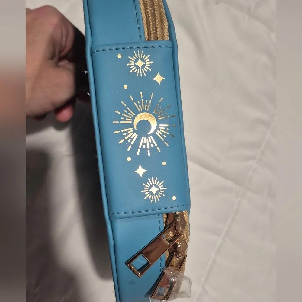 Blue and Gold Women's Bag